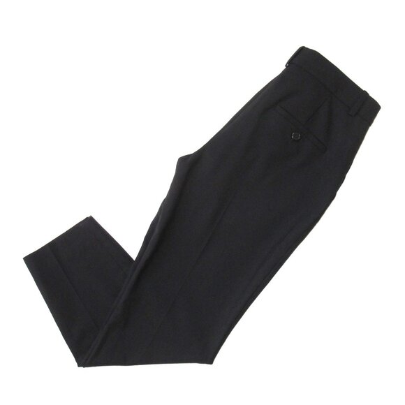 NWT Theory Treeca in Black Traceable Wool Stretch Ankle Pants 4 - Picture 4 of 4